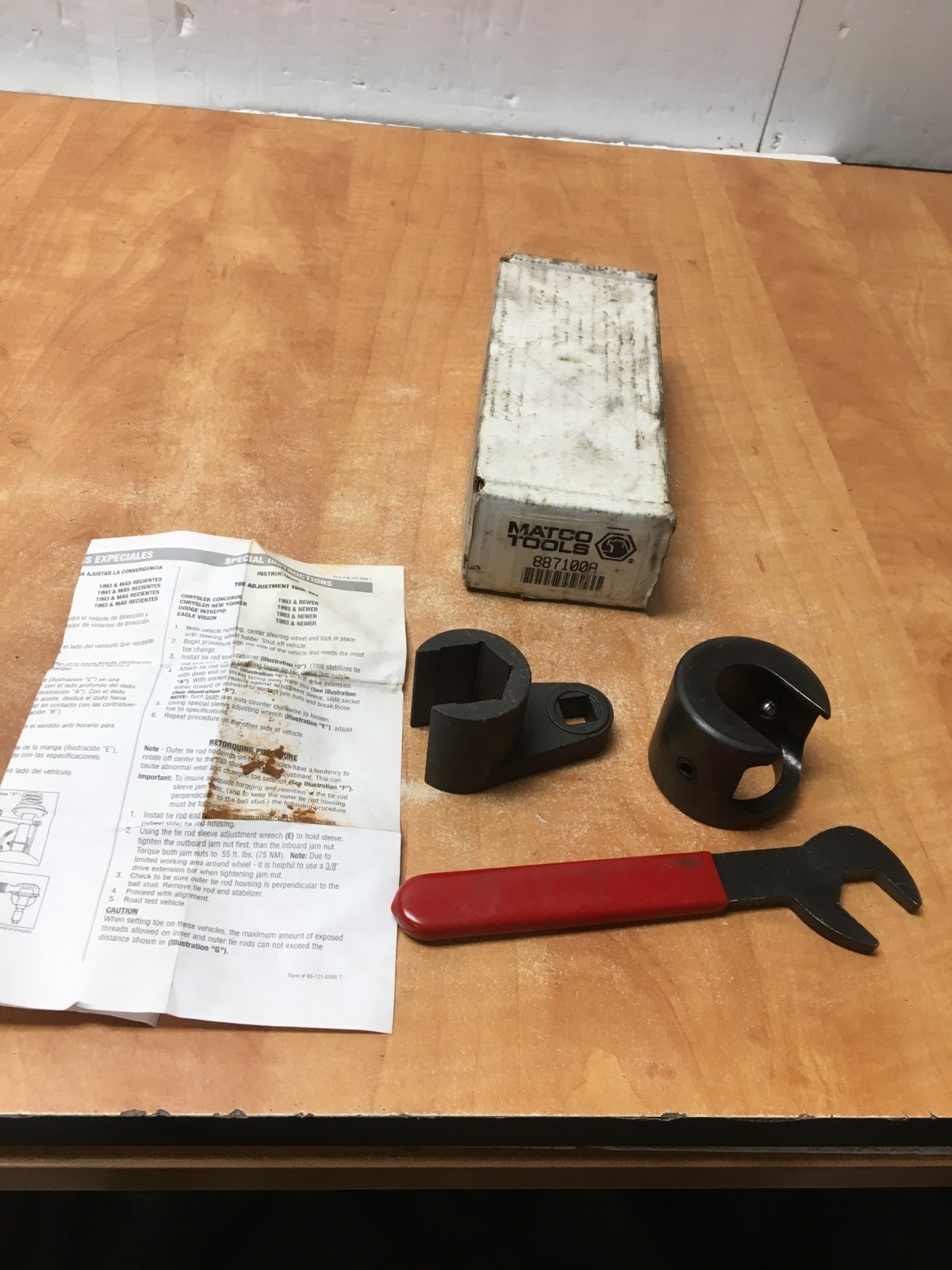 Matco Tools 887100A Chrysler LH Series Toe Adjusting Tool