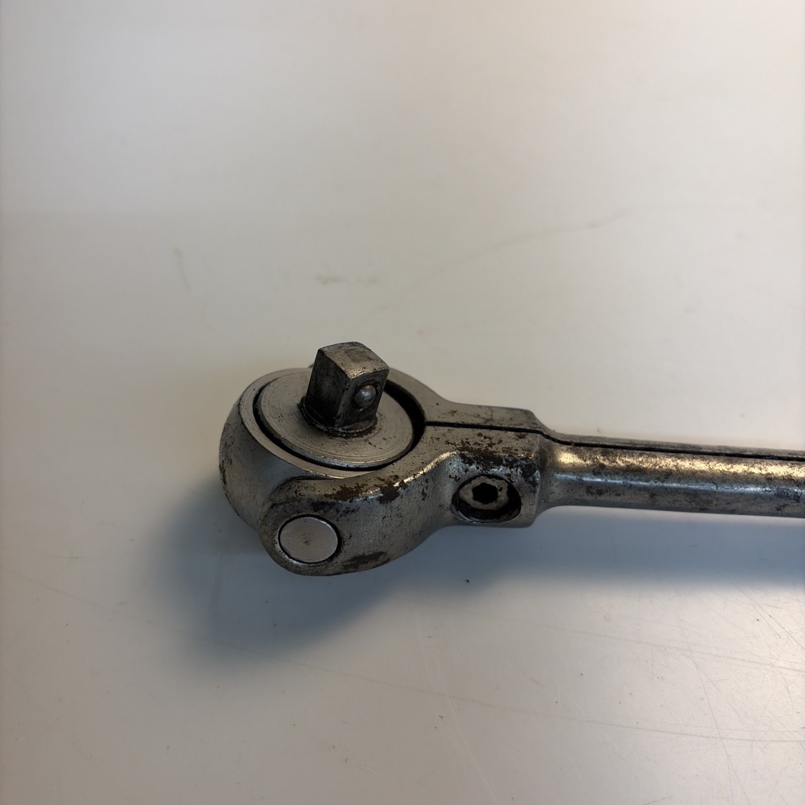 Vintage SK Wayne Roto Ratchet 3870 3/8 Drive Swivel Head Knurled USA