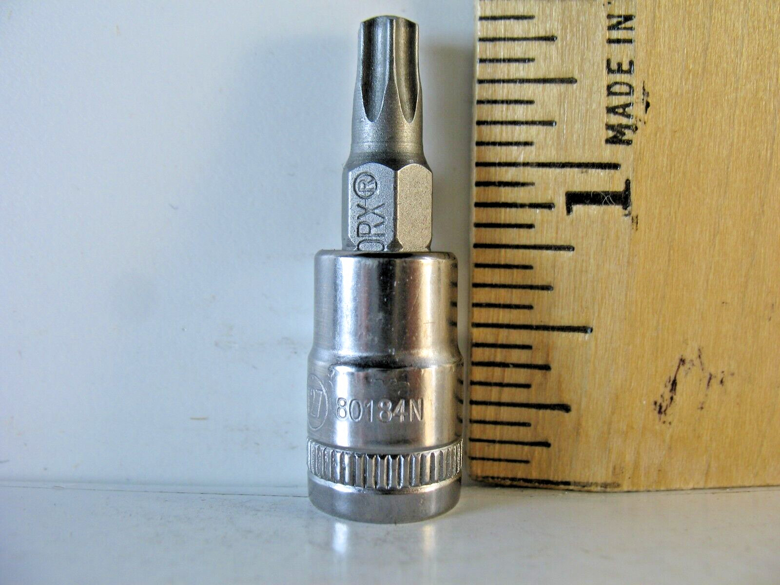 GearWrench 80184N, 1/4″ Drive Tamper Proof Torx Bit Socket T27 – Brand New