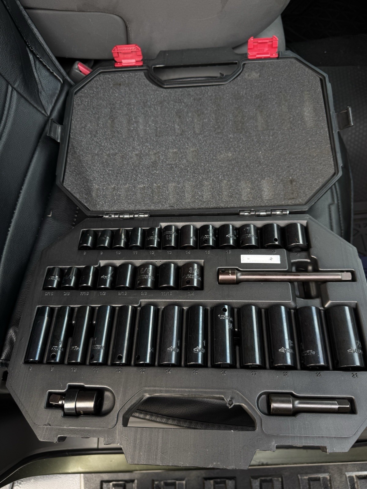 Brand New Set Of Husky Impact 3/8 Socket Set, Never Used Before
