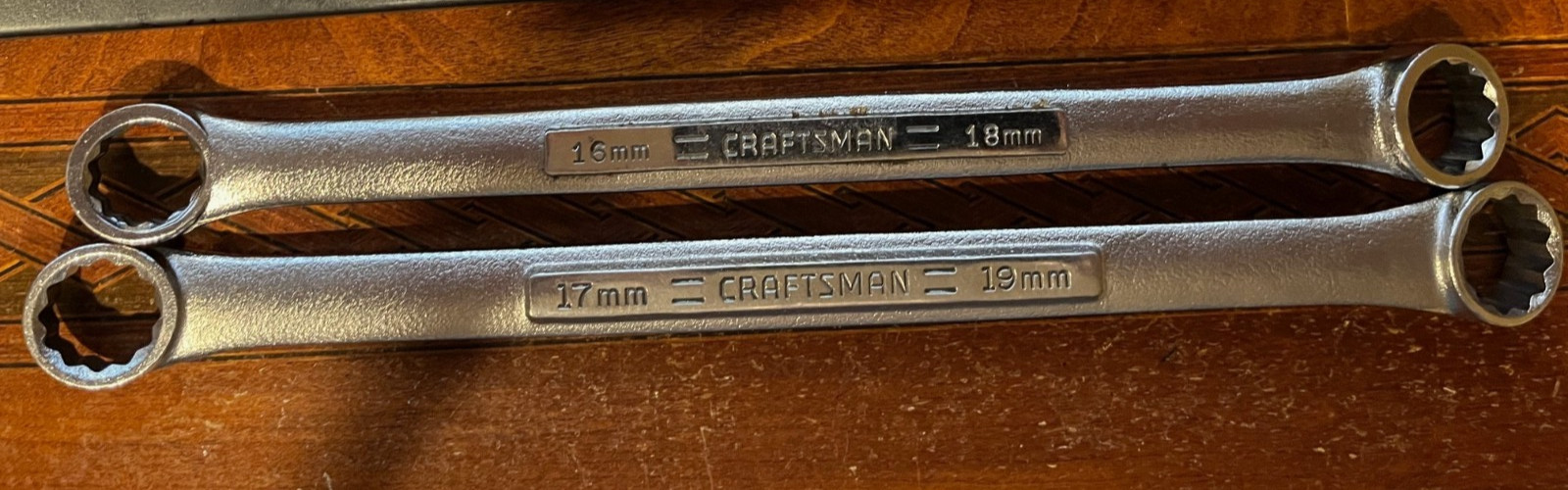 Vintage Craftsman 7pc Metric Box End Wrench Set -V V/VA Series-USA 6mm-19mm NICE