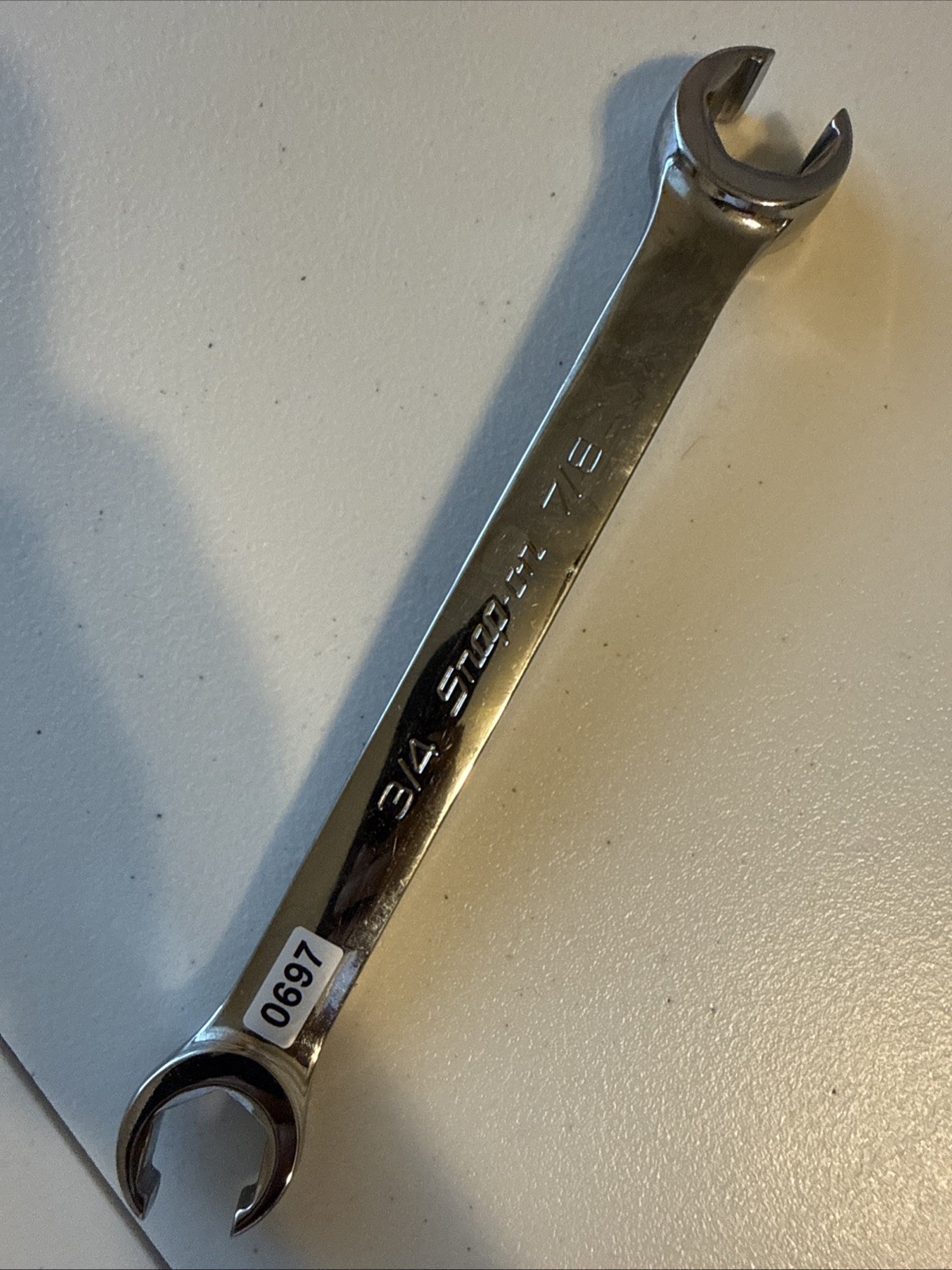 Snap-on Tools 3/4″ x 7/8″ SAE NICE RXFS2428B Double End Flare Nut Line Wrench