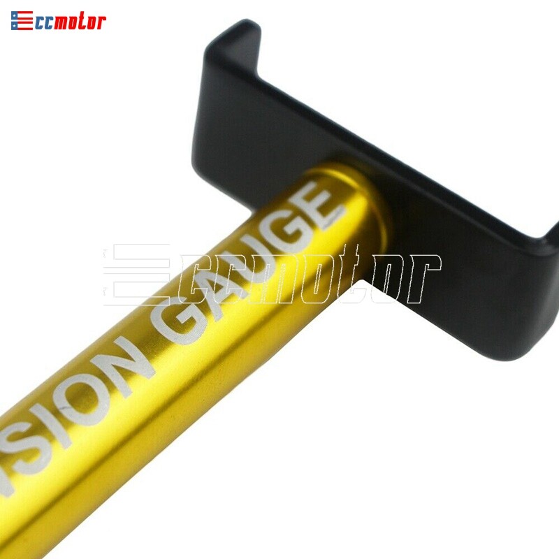 Motorcycle Adjustable Belt Tension Tool Dial Indicator Gauge for Harley Davidson