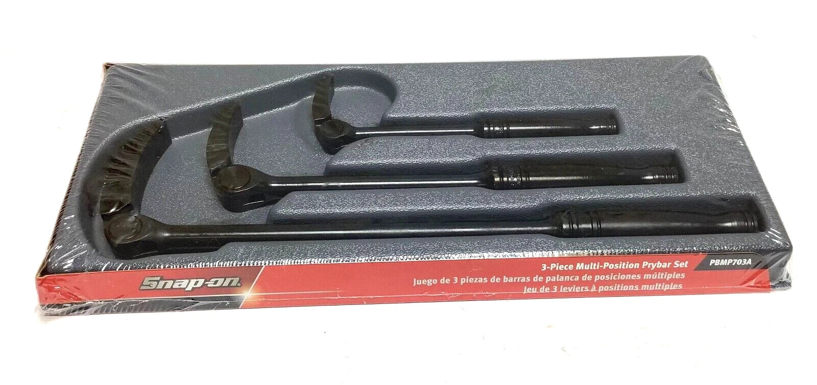 Snap-on Indexing Multi-Position 8″ 12″ 16″ long Prybar Set PBMP703A SEALED