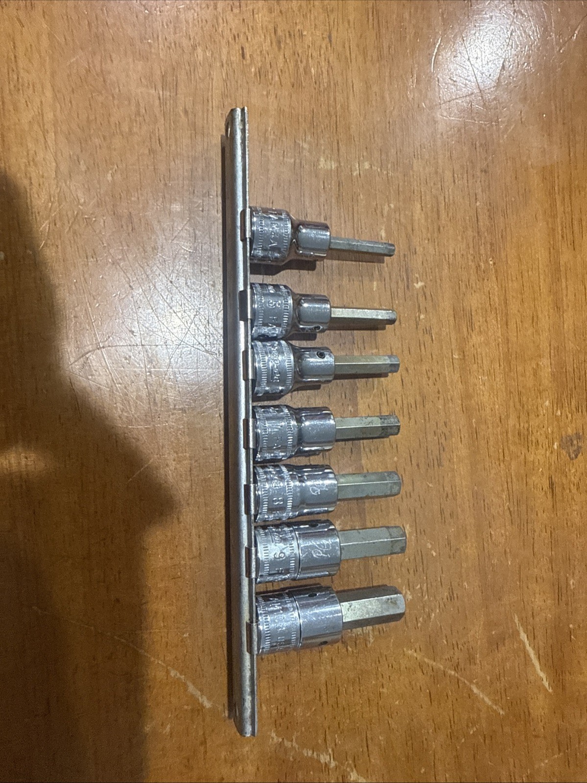 Snap On Tools 3/8” Dr Metric Allen Socket Set, 4-10mm, 207 EFAMY, VERY NICE COND