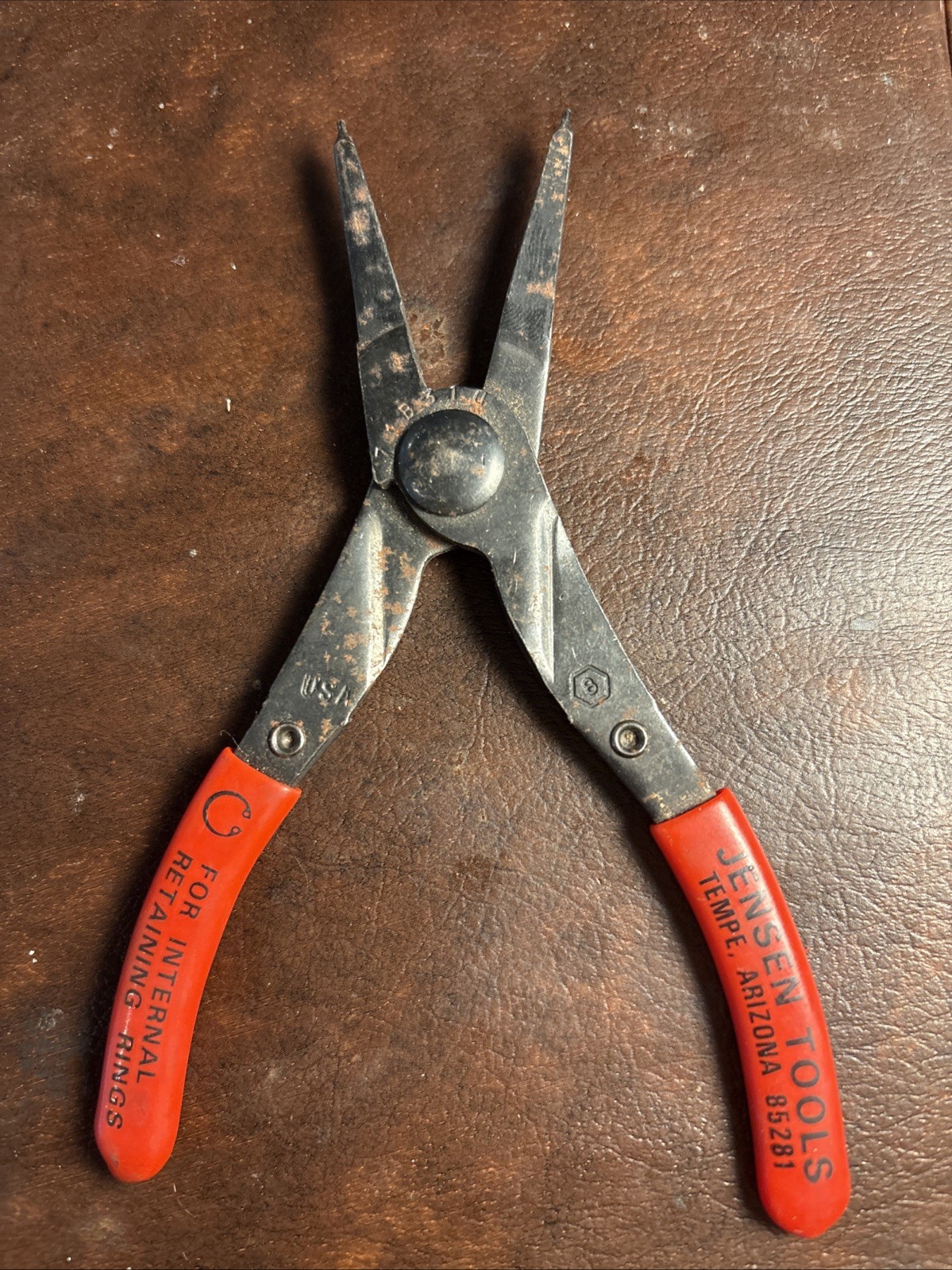 Jensen 71B310 Internal Retaining Ring Pliers, USA