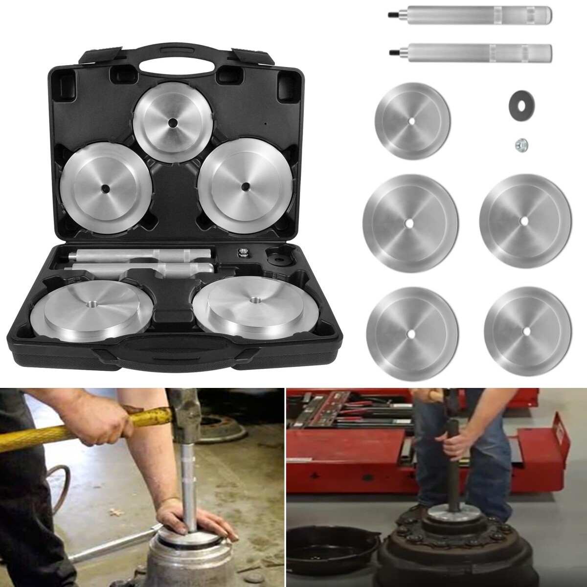 61850 Truck Hub Seal Installer Kit for Class 7 Class 8 Duty Road Trucks Trailers