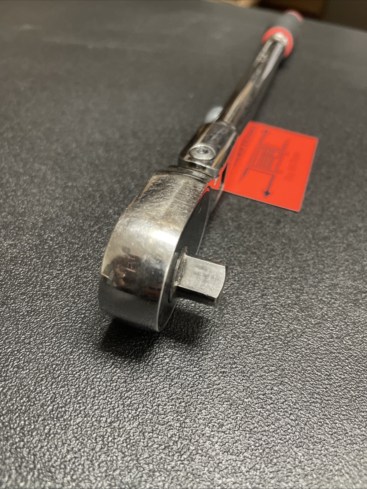 Snap On Tools used SHX80B 1/2″ Drive Soft Grip Handle Locking Flex Head