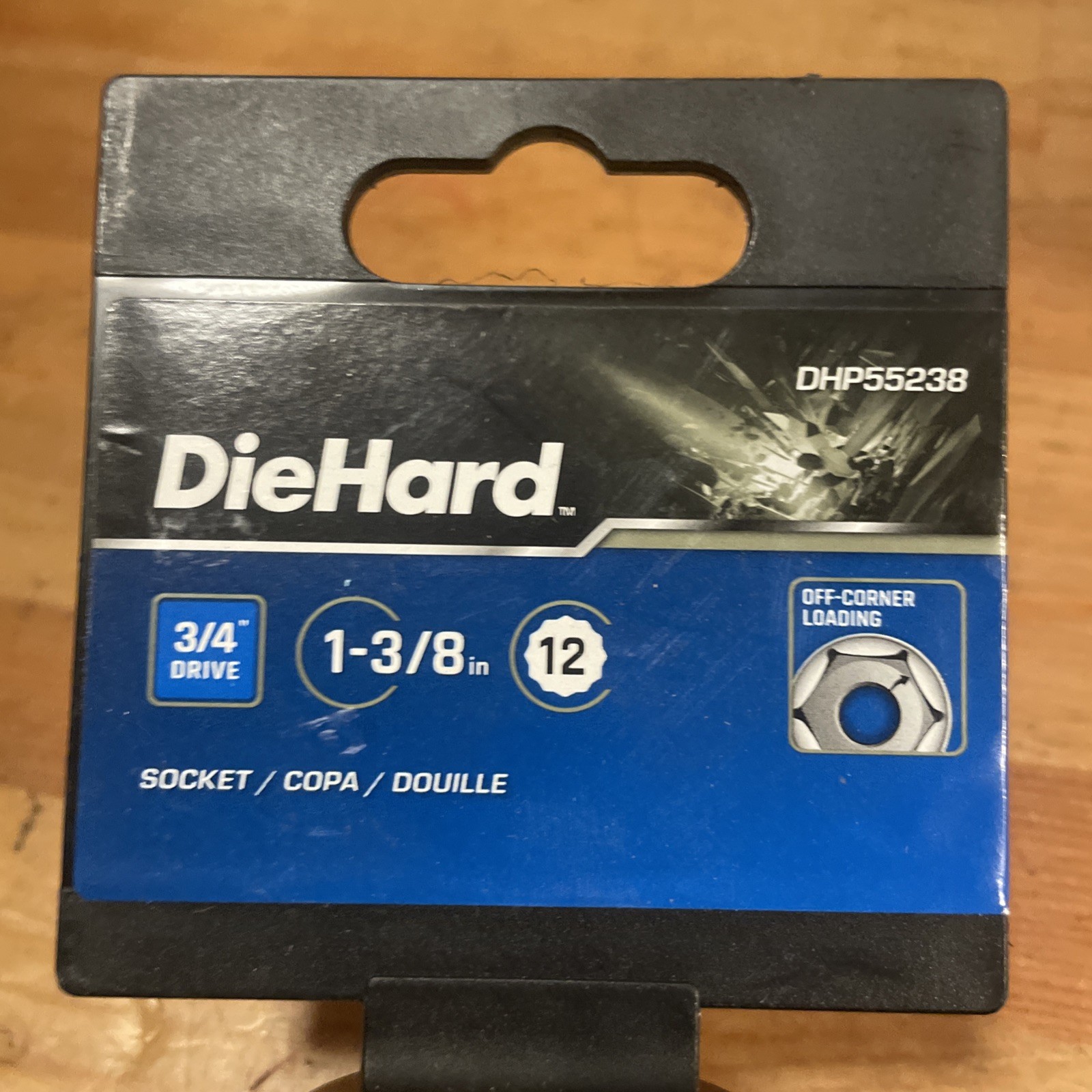Diehard 1-3/8” Socket 3/4” Drive 12 Point DHP55238