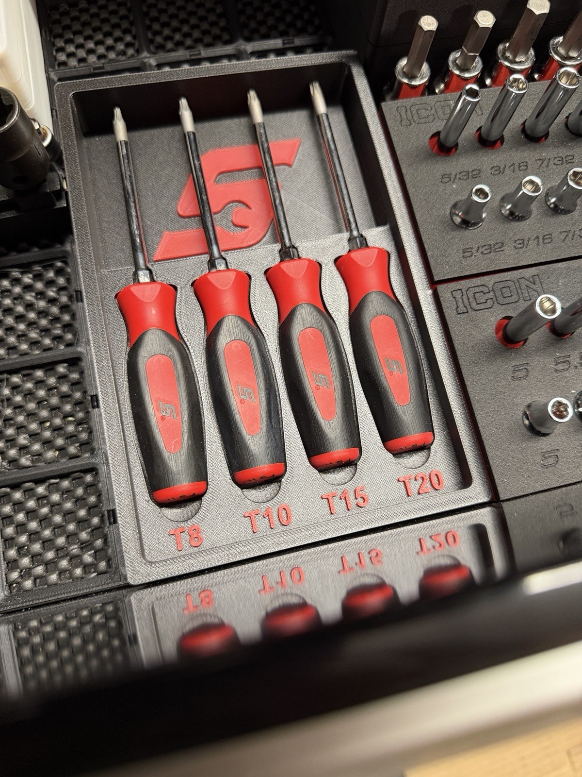 Replacement Snap On Tool Tray For Soft Grip Mini TORX Screwdriver Set SGTX40B