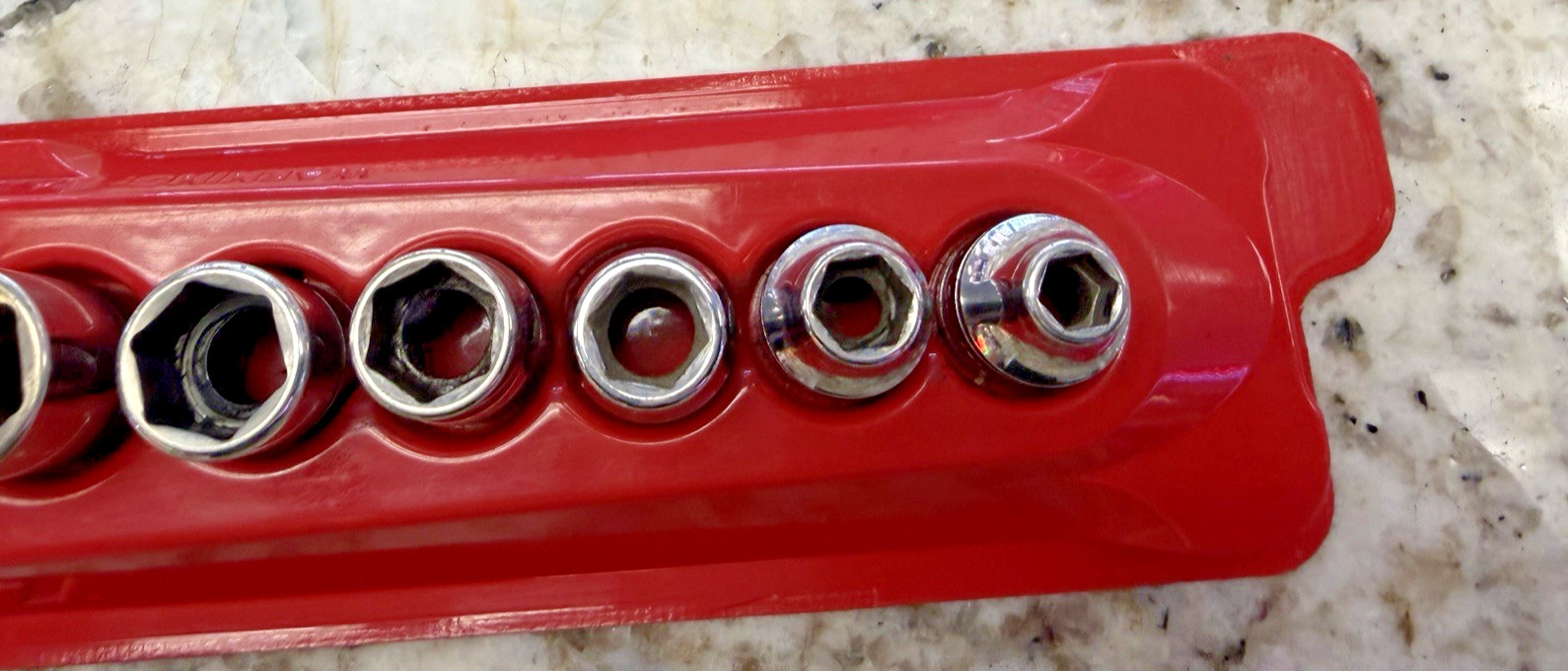 Snap-on FS081-FS281 3/8″ -1/4″- 7/8” Pakty240 11 piece Shallow Socket Set