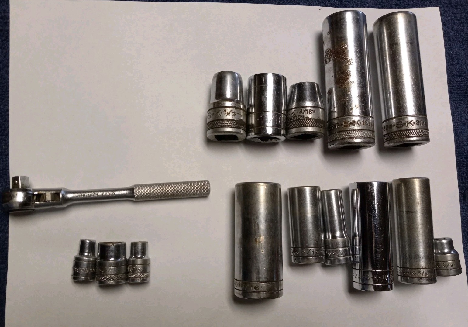 S-K Socket Lot~Misc. Sizes