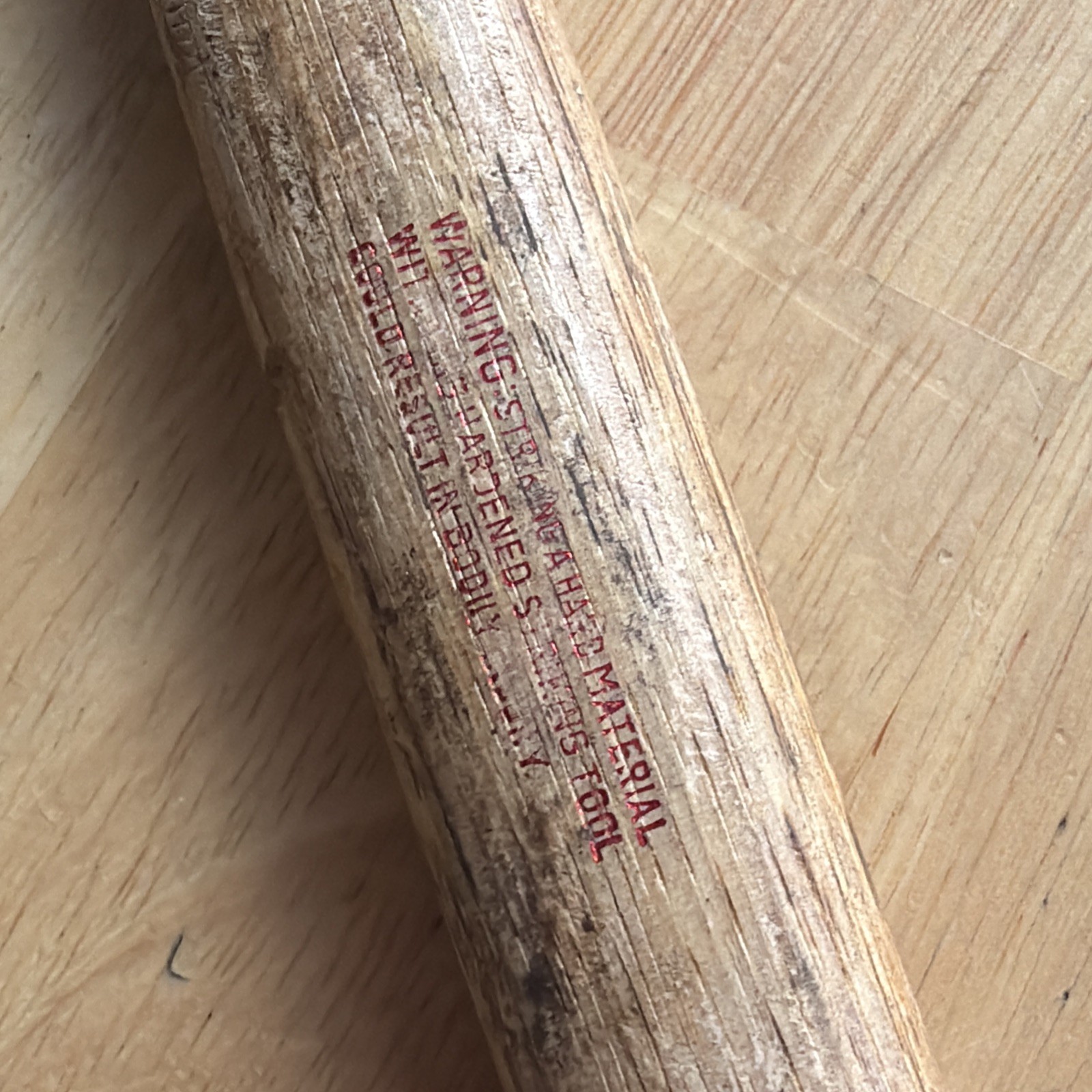 Williams Tools Ball Peen Hammer 1 lb. Total Weight Wood Handle HBP-2-0 READ!