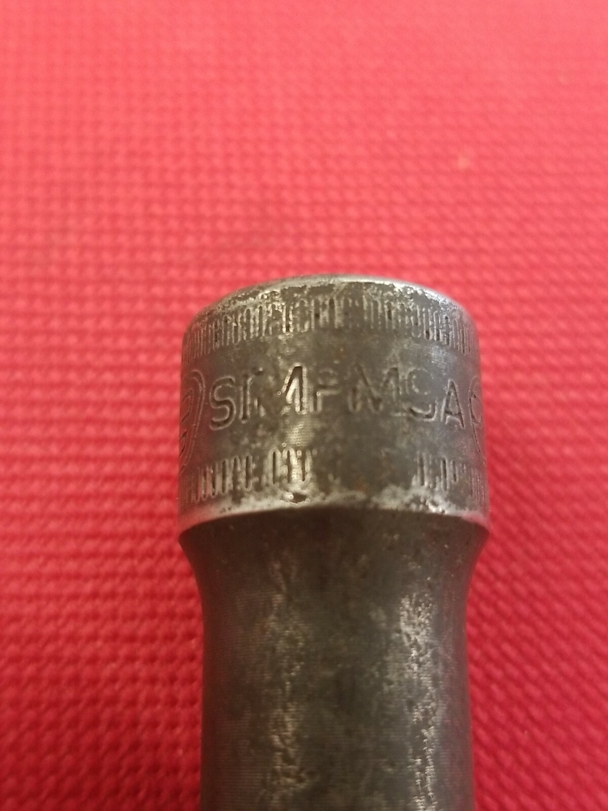 Snap-On Tools Impact 9mm SIMFM9A Socket 3/8 inch drive 6-pt semi-deep good cond.