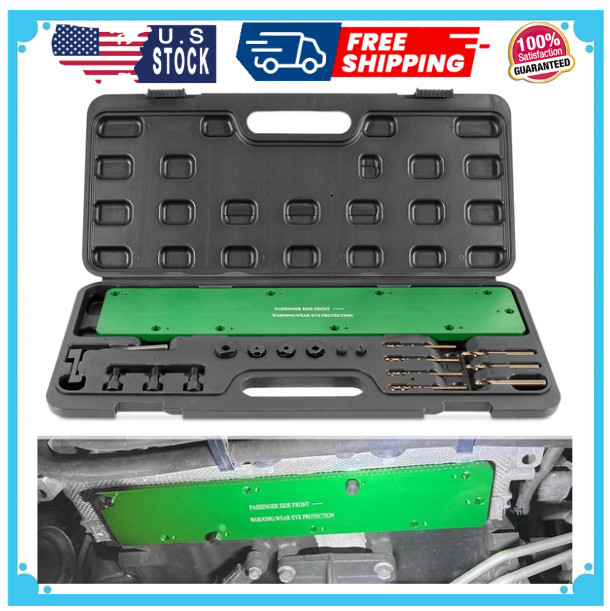 71500 Exhaust Manifold Bolt Drill Template Removal Tool Dodge 5.7L HEMI Engine