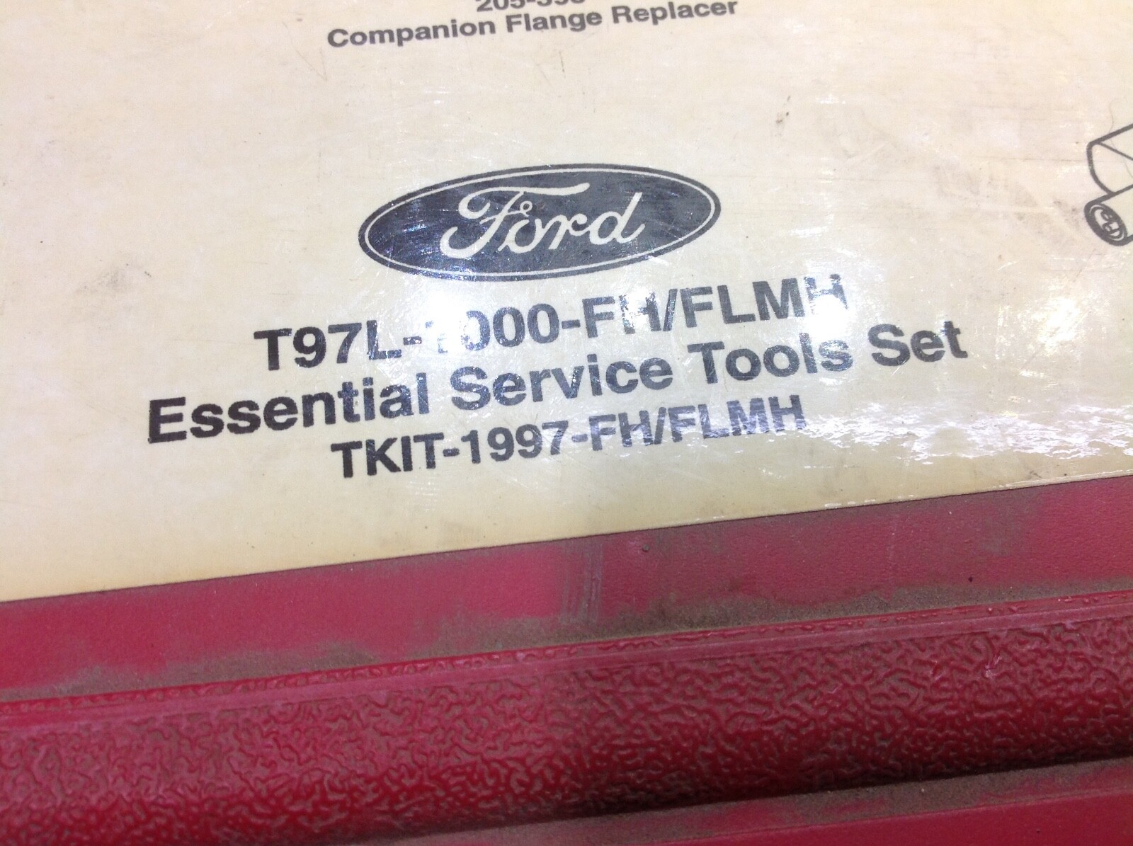 Ford T97L-1000-FH/FLMH ESSENTIAL SERIVE TOOL SET W/O 501-031 used