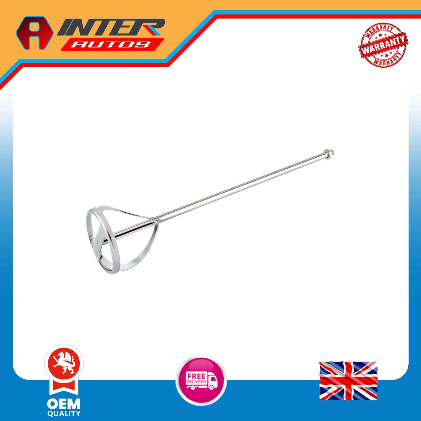 Draper 2 Blade Paint Paddle Mixer, 120 x 600mm, M14 16417
