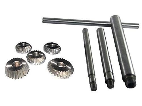 Valve Seat Face Cutter Set Of 5 Pcs Carbon Steel Kit Vintage Car Bike