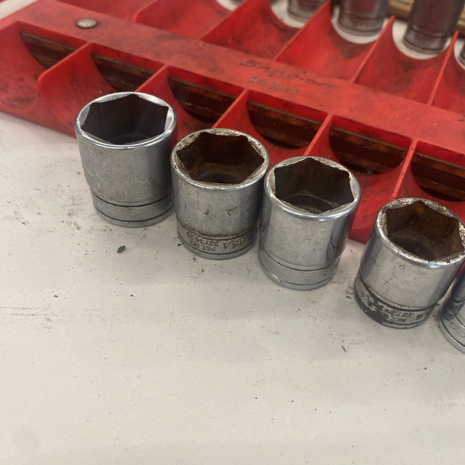 Snap-On SF & FS Series 3/8″ Drive Deep/Standard Socket SET 21 piece READ M0849
