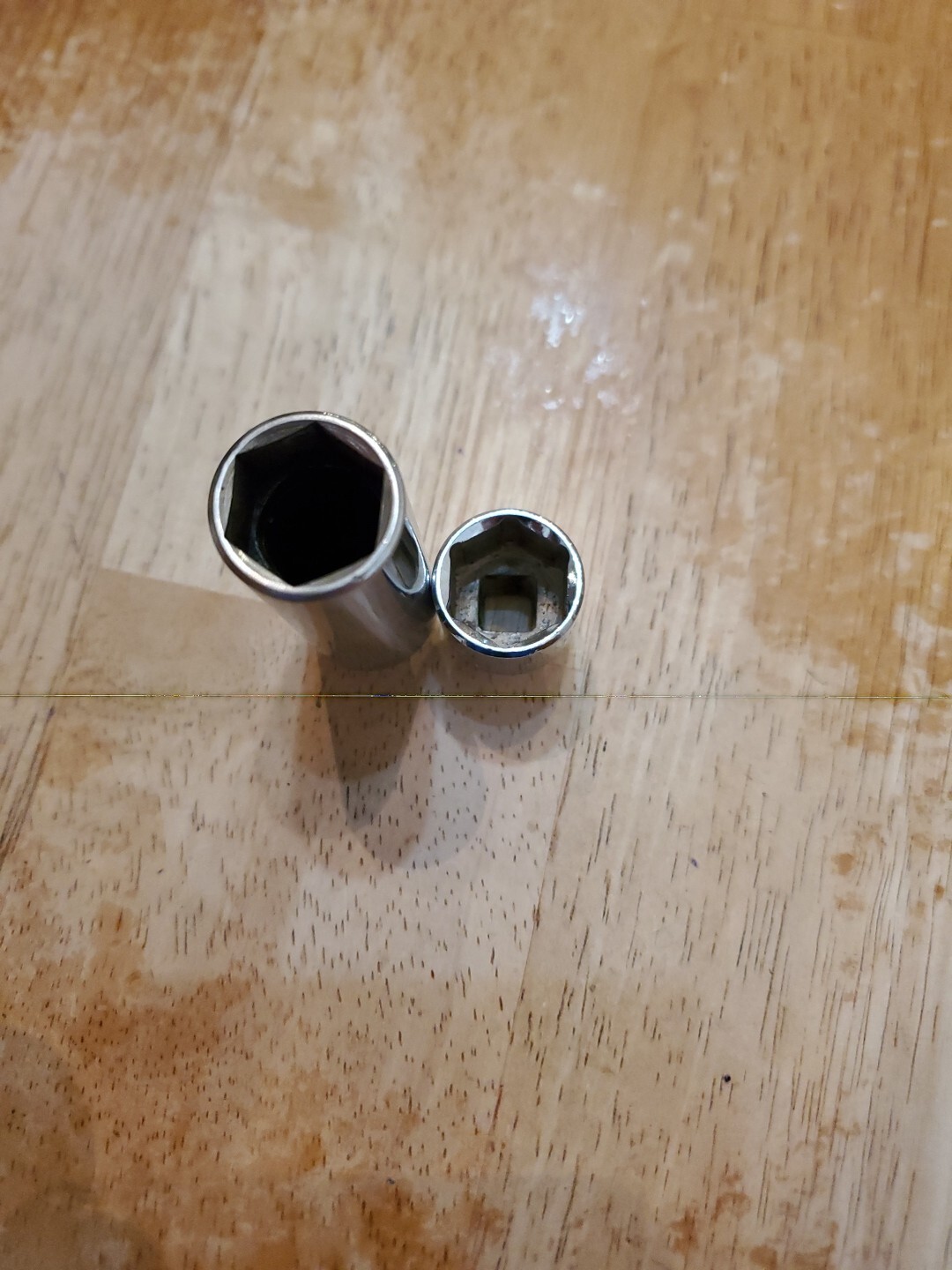 Mac Tools 1/4 Drive 14MM 6PT Shallow Deep Sockets Lot Of 2