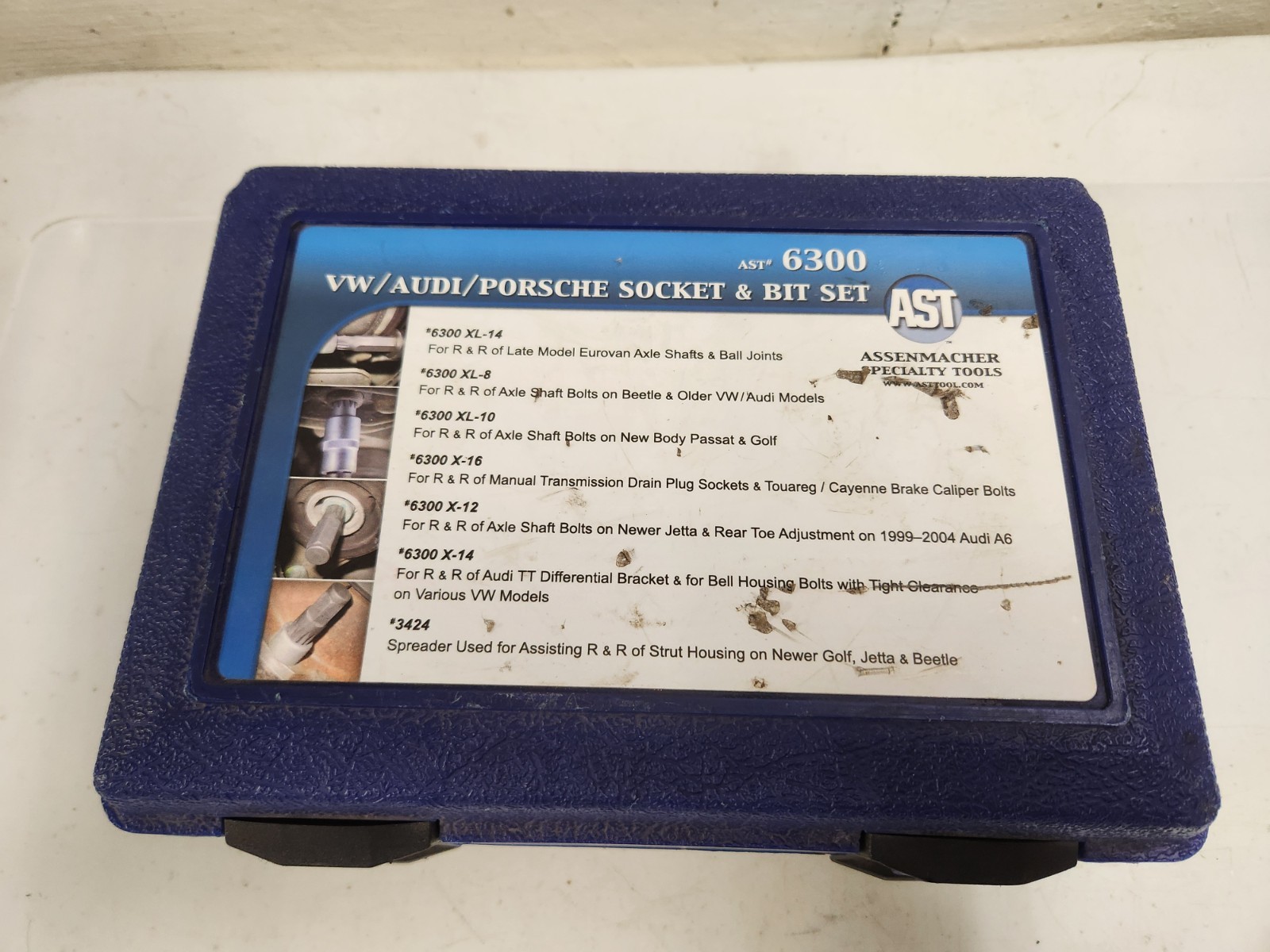 Assenmacher Specialty Tools 6300 Socket & Bit Set Spline Drive VW/AUDI/PORSCHE