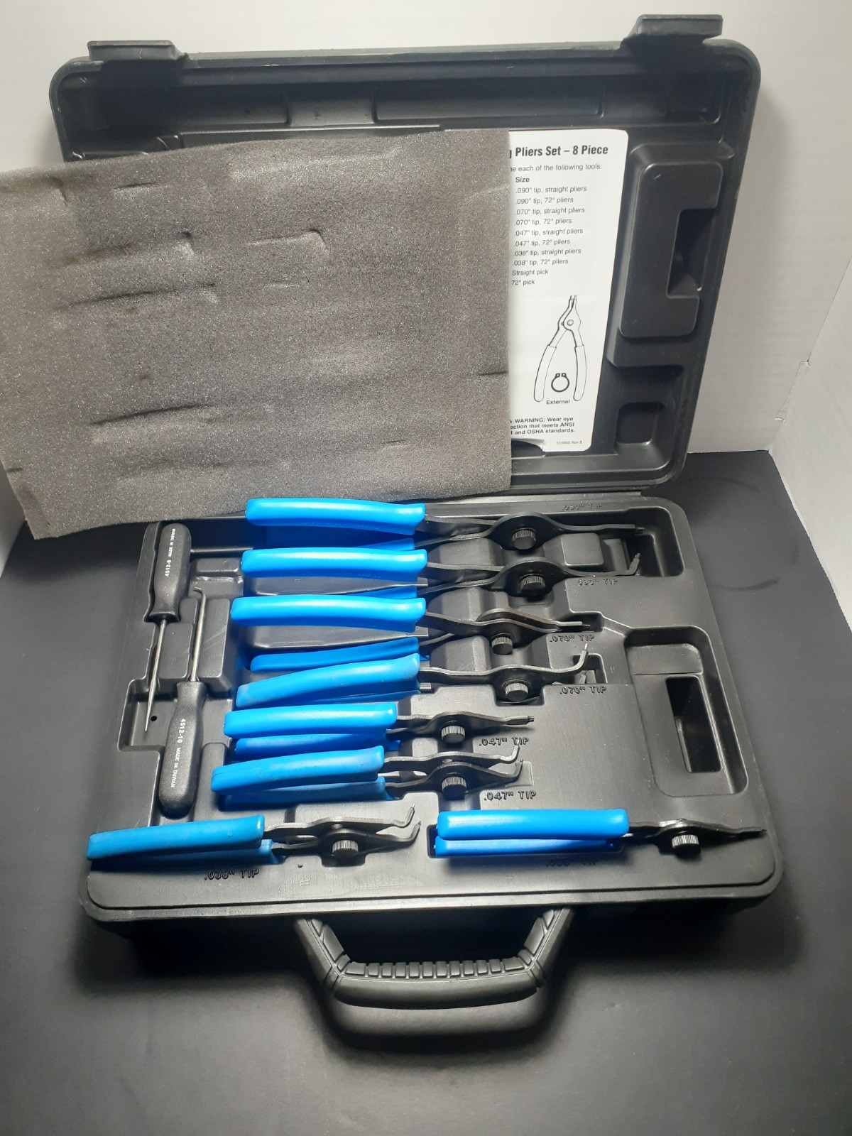 Stinger Snap Ring Pliers Set
