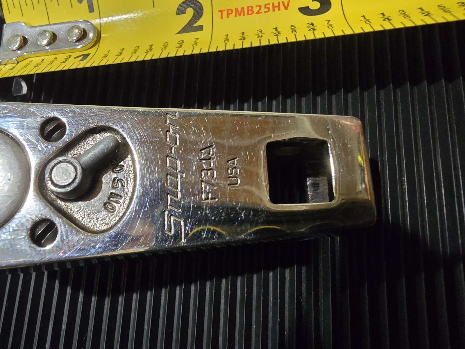 SNAP ON F734A 3/8 DRIVE MULTI-PURPOSE RATCHET & SWALLOW AIRPLANE CO. HANDLE RARE