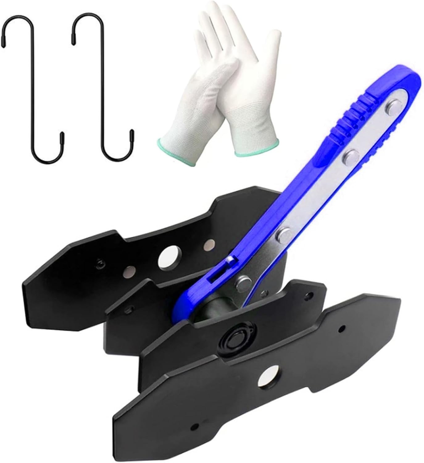 Ratchet Brake Caliper Tool Brake Piston Spreader Press 2 Hooks Steel Plates