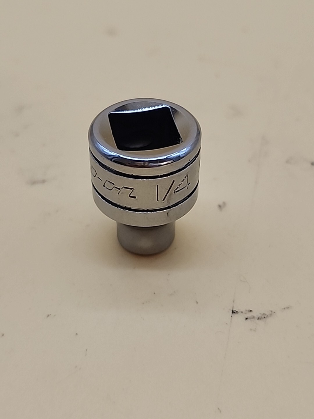 Snap-on Tools 3/8″ Drive 1/4″ 6PT Shallow Chrome Socket FS081 USA
