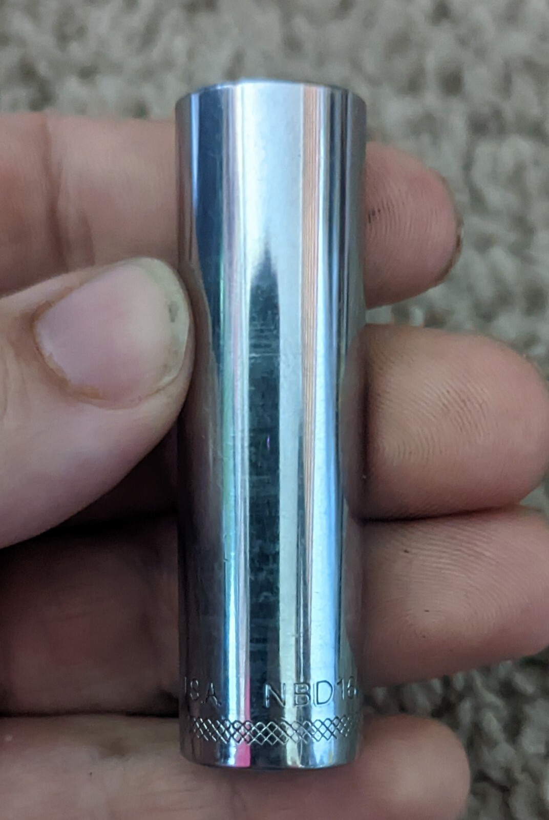 NAPA 3/8″ drive USA 1/2″ SAE 12pt NBD16 Deep Socket