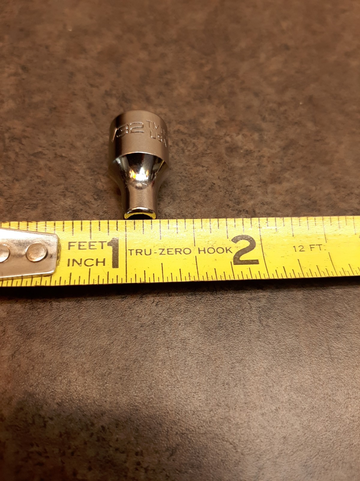 Snap-on Tools USA NEW 1/4″ Drive 6-POINT SAE 5/32” Shallow Chrome Socket TM05