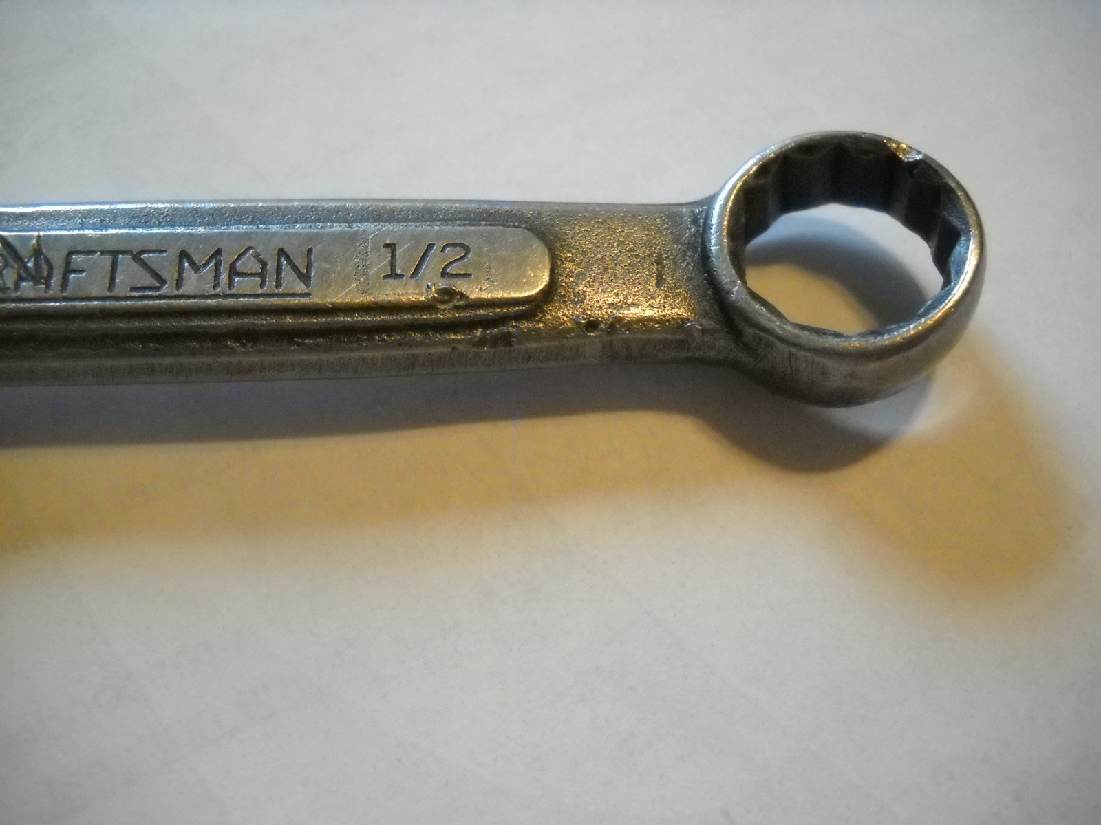 Vintage Craftsman Stubby Double Box End Wrench 9/16″ x 1/2″ 5″ Long Underline