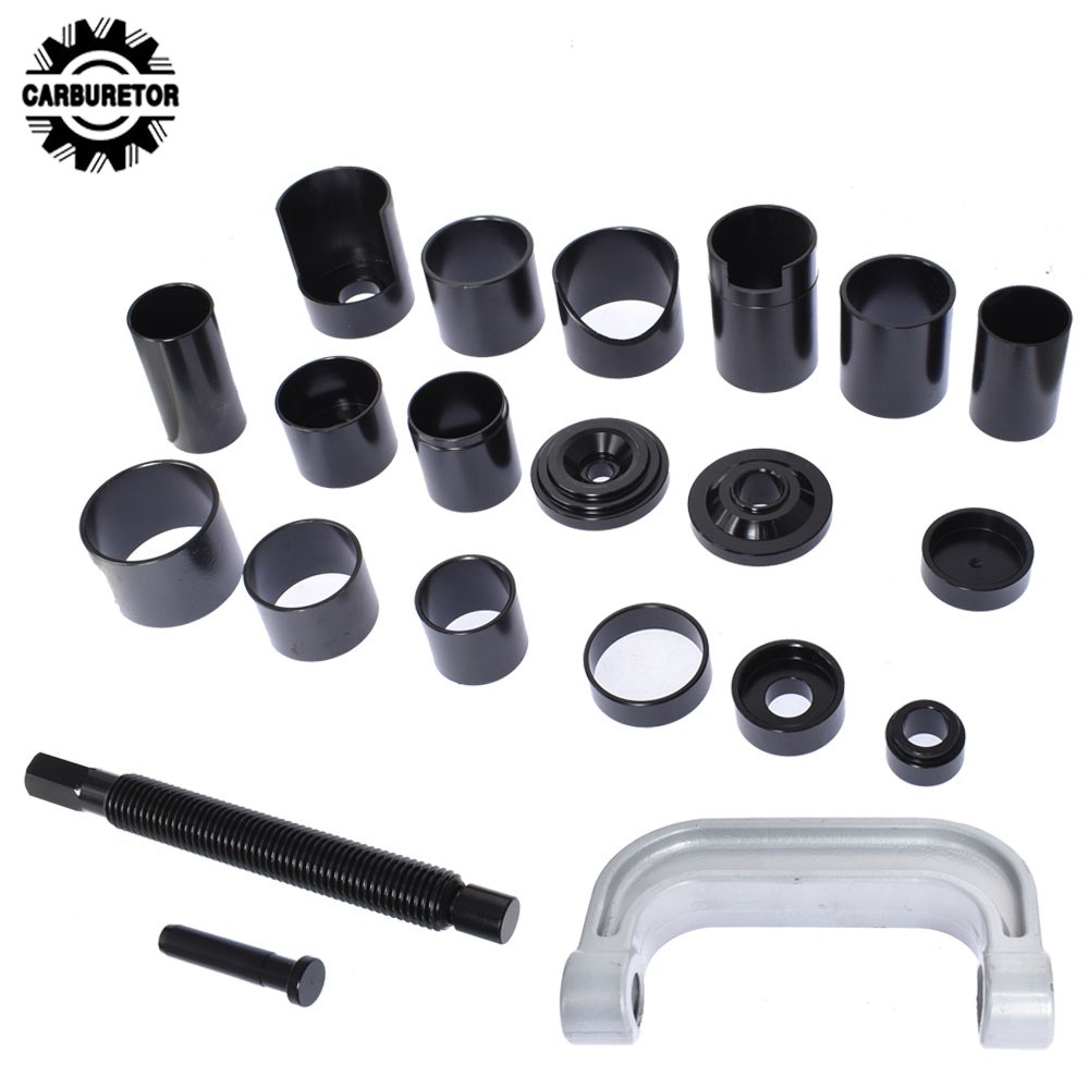 21Pcs Auto U Repair Service Remover Ball Joint Press Tool & Master Adapter Kit