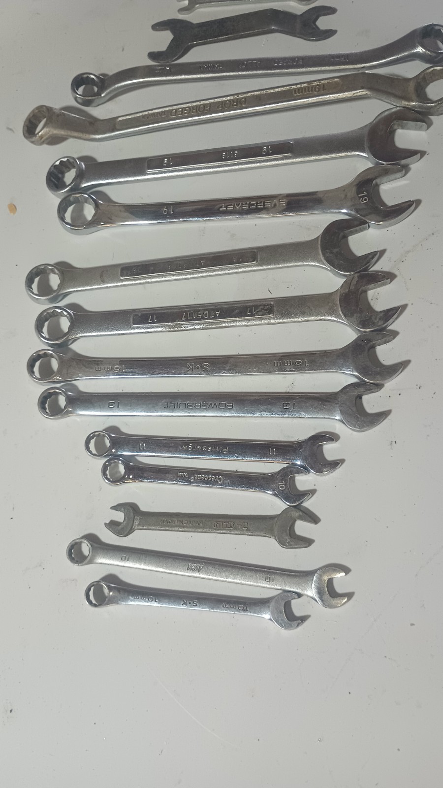 Wrench Lot Metric USA Craftsman Ect. Other Brands