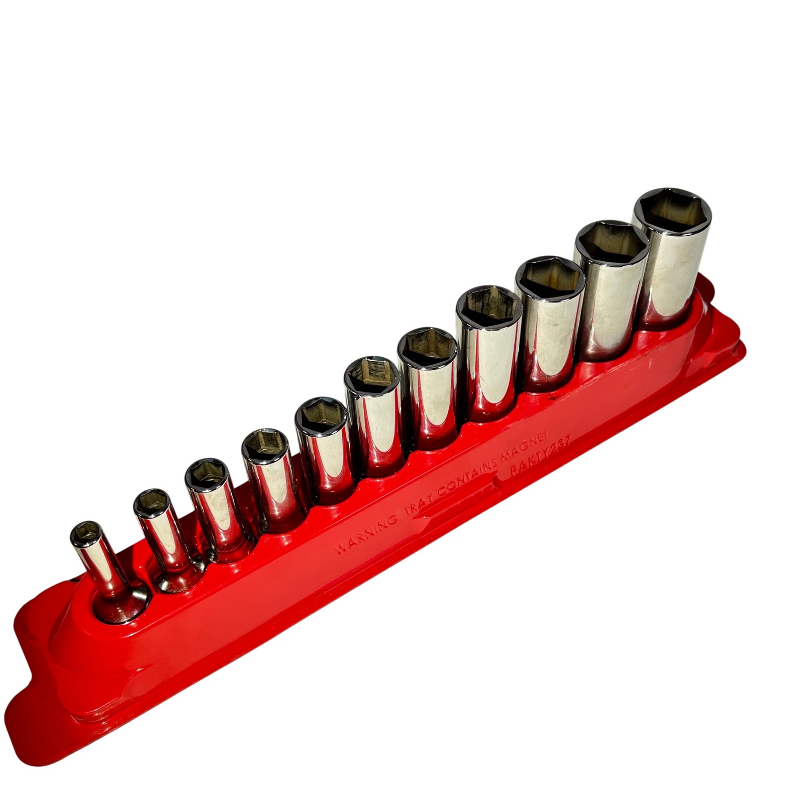 Snap-On Tools 211SFSY 11-Piece 3/8» Drive 6-PT 1/4-7/8» SAE Deep Socket Set