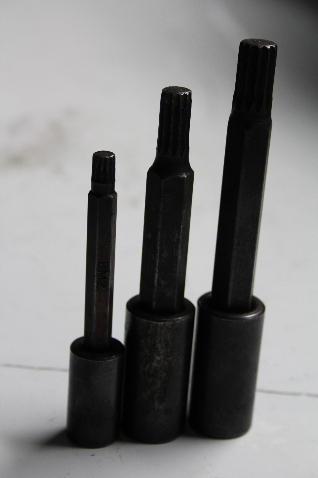 MATCO TOOLS 1/2″ 3/8″ DRIVE METRIC LONG TRIPLE SQUARE BIT SOCKET SET 3pcs USA