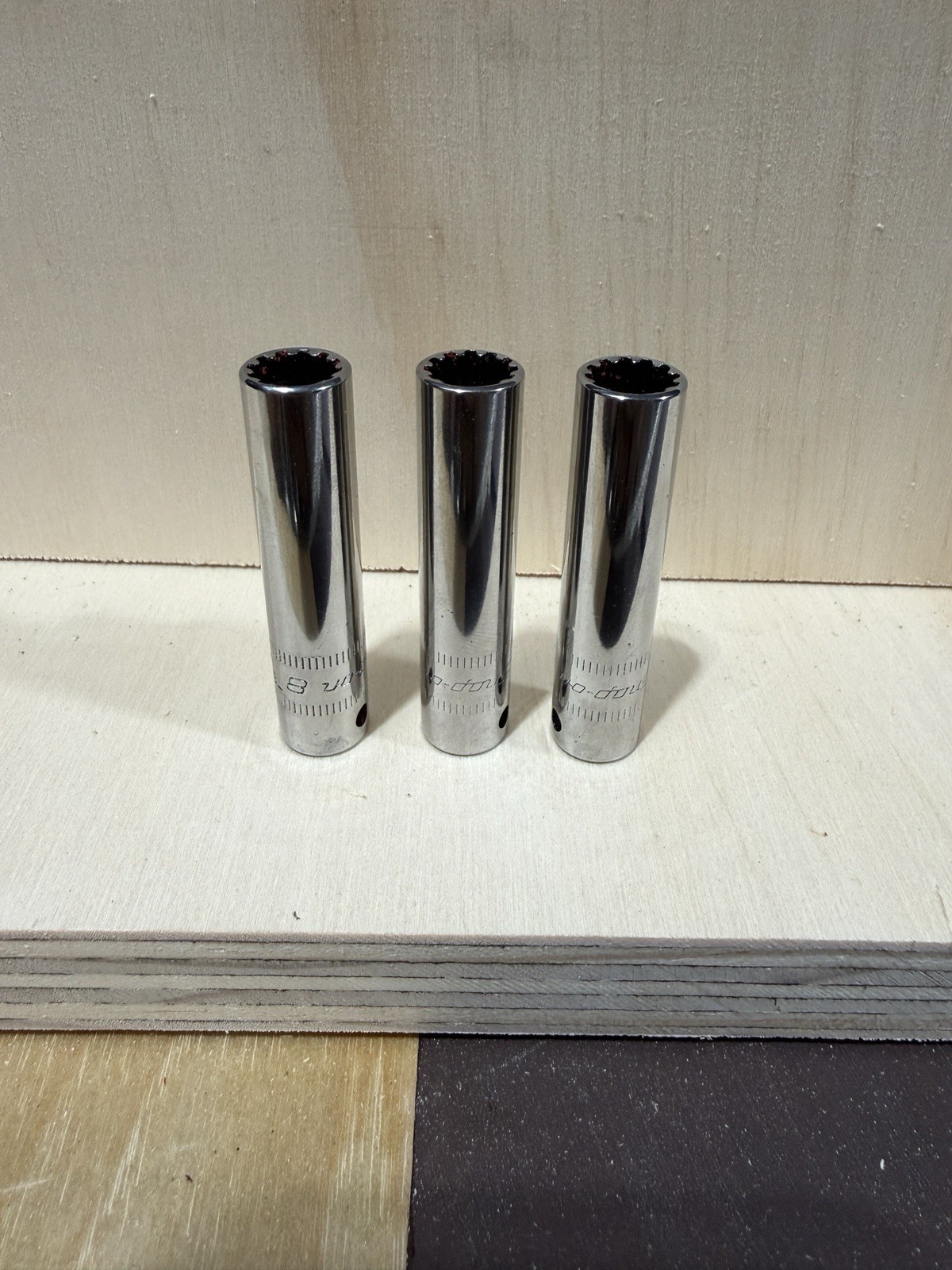 NEW Snap-on TEL8B 8mm Deep Socket 1/4” Drive 12 Point Chrome USA