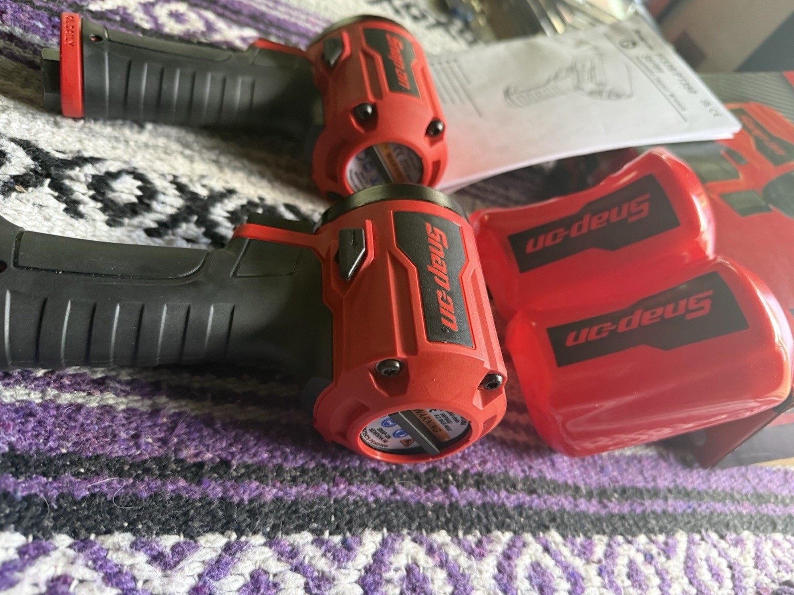 Snap On 3/8 And 1/2 In Compact Air Impact