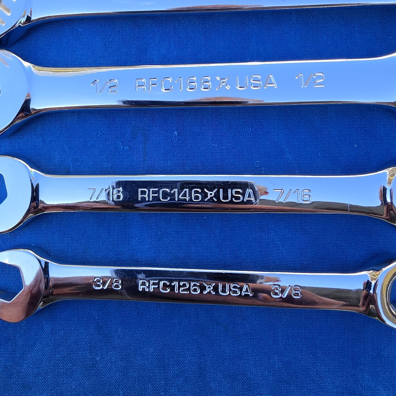 Matco 5pc 3/8” – 5/8” SAE Line Flare Nut Combo Wrench Set