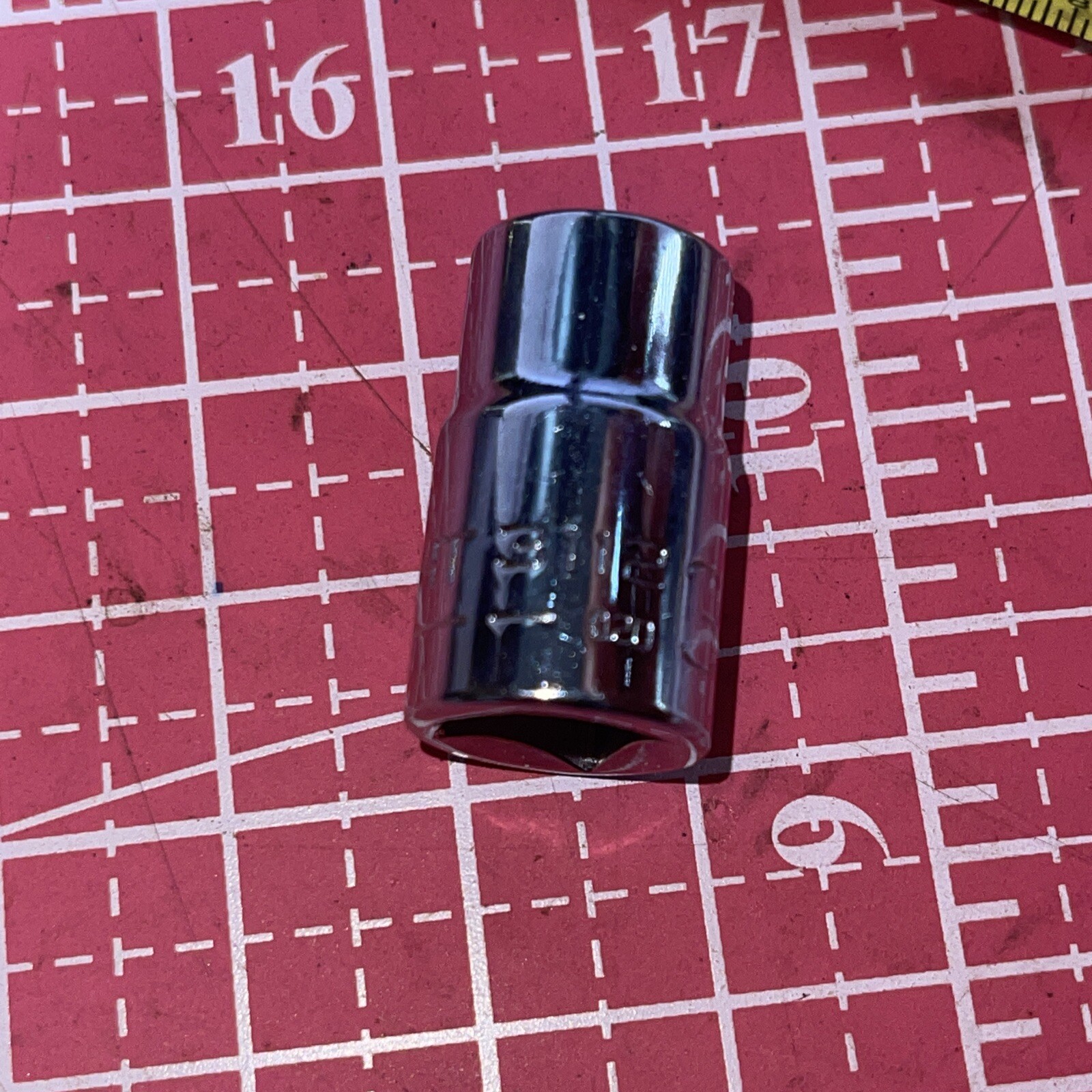 NOS Wright USA 3112 3/8 In SAE 3/8” Drive 12 Point Socket Vintage