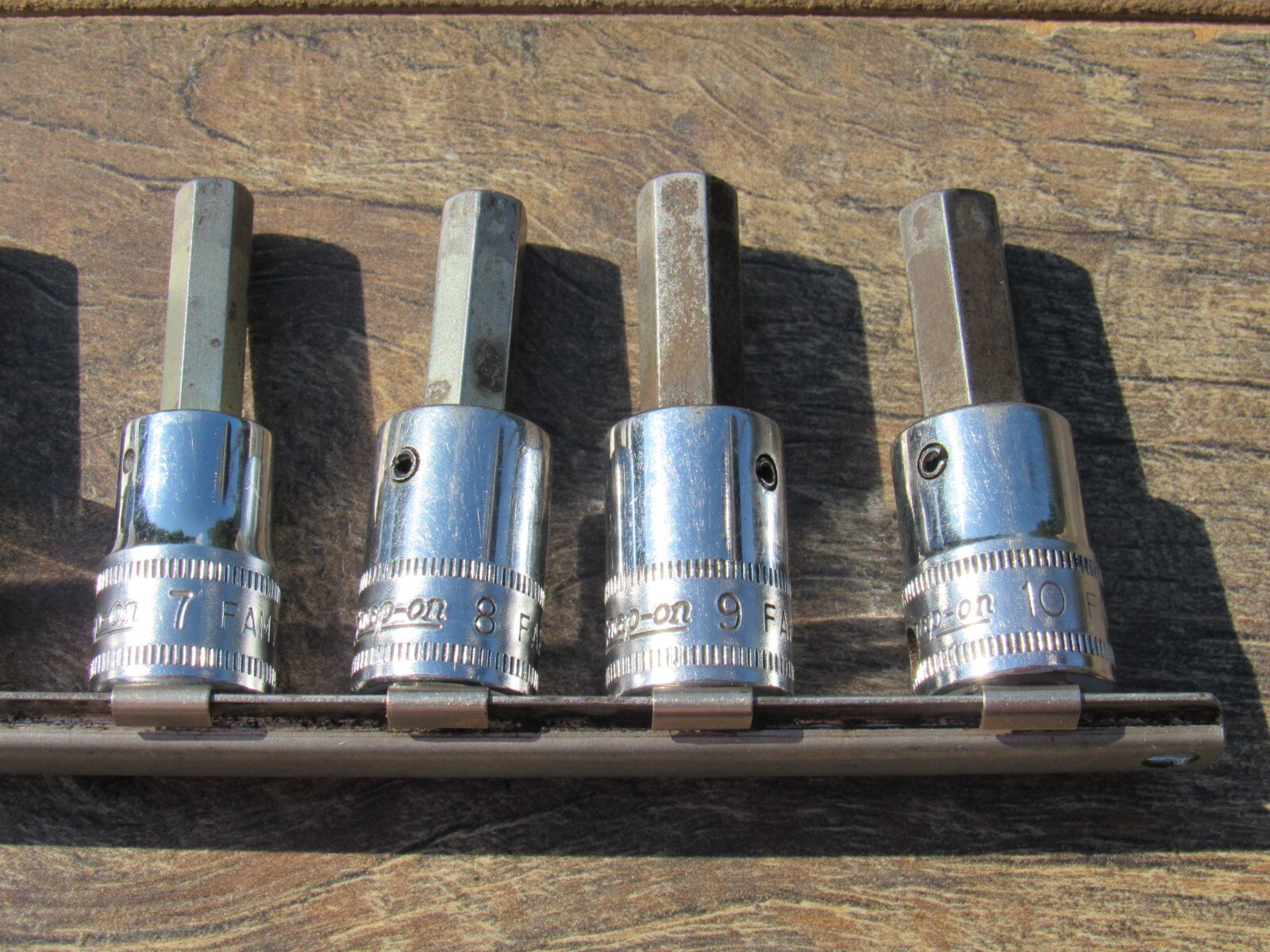 SNAP ON 207FAMY 7 PC METRIC HEX BIT SOCKET SET FAM4 – FAM10 4MM 10MM 207EFAMY