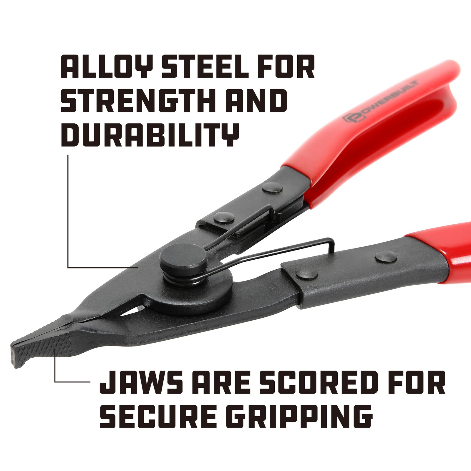 Powerbuilt Internal Snap Ring Pliers – 648633