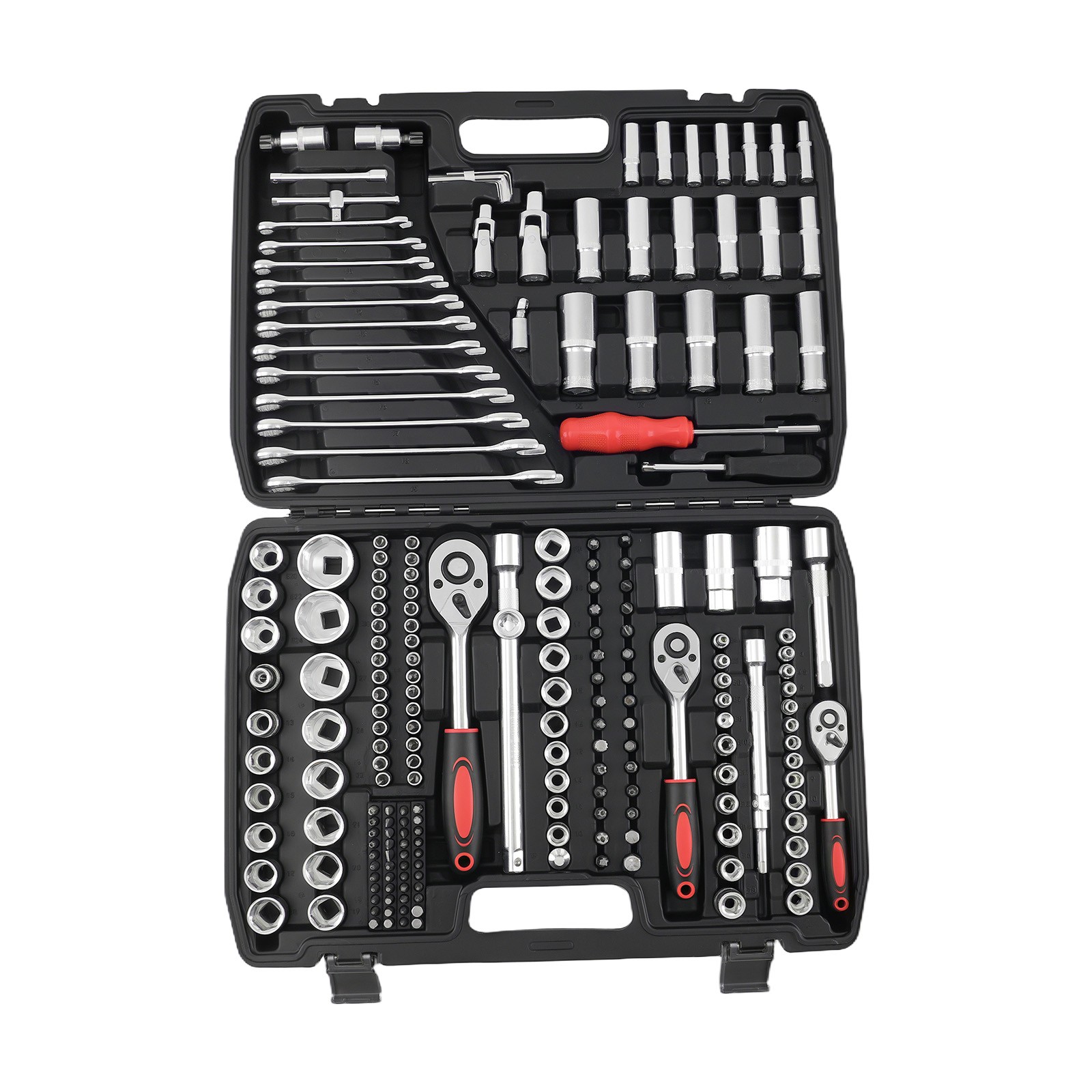216PCS Mechanic Socket Tool Set Ratchet Wrench Drive Kit w/Blow Case