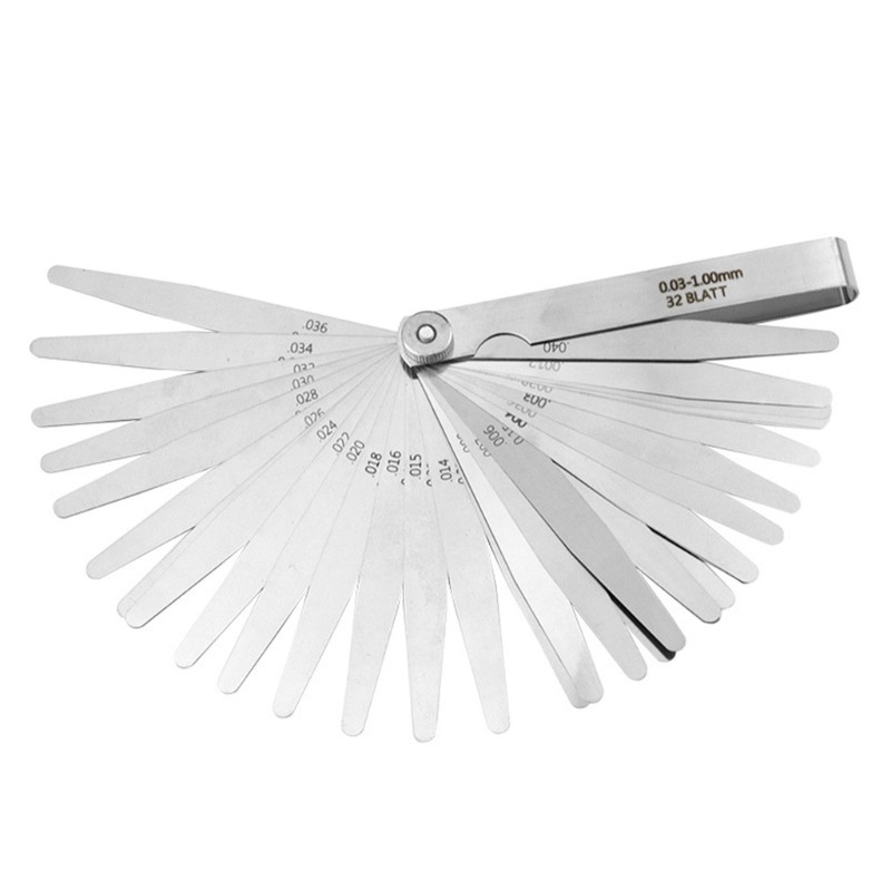 Stainless Steel Feelers Gauges Set Measuring Tool for Engineering Woodworking