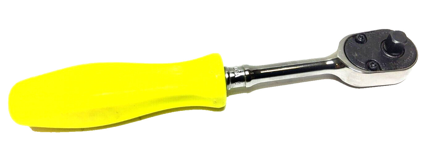 NEW Snap-on™ 1/4″ drive 6 7/8″ long Hi-Viz Handled Ratchet THLD72HV Dual 80 Tech