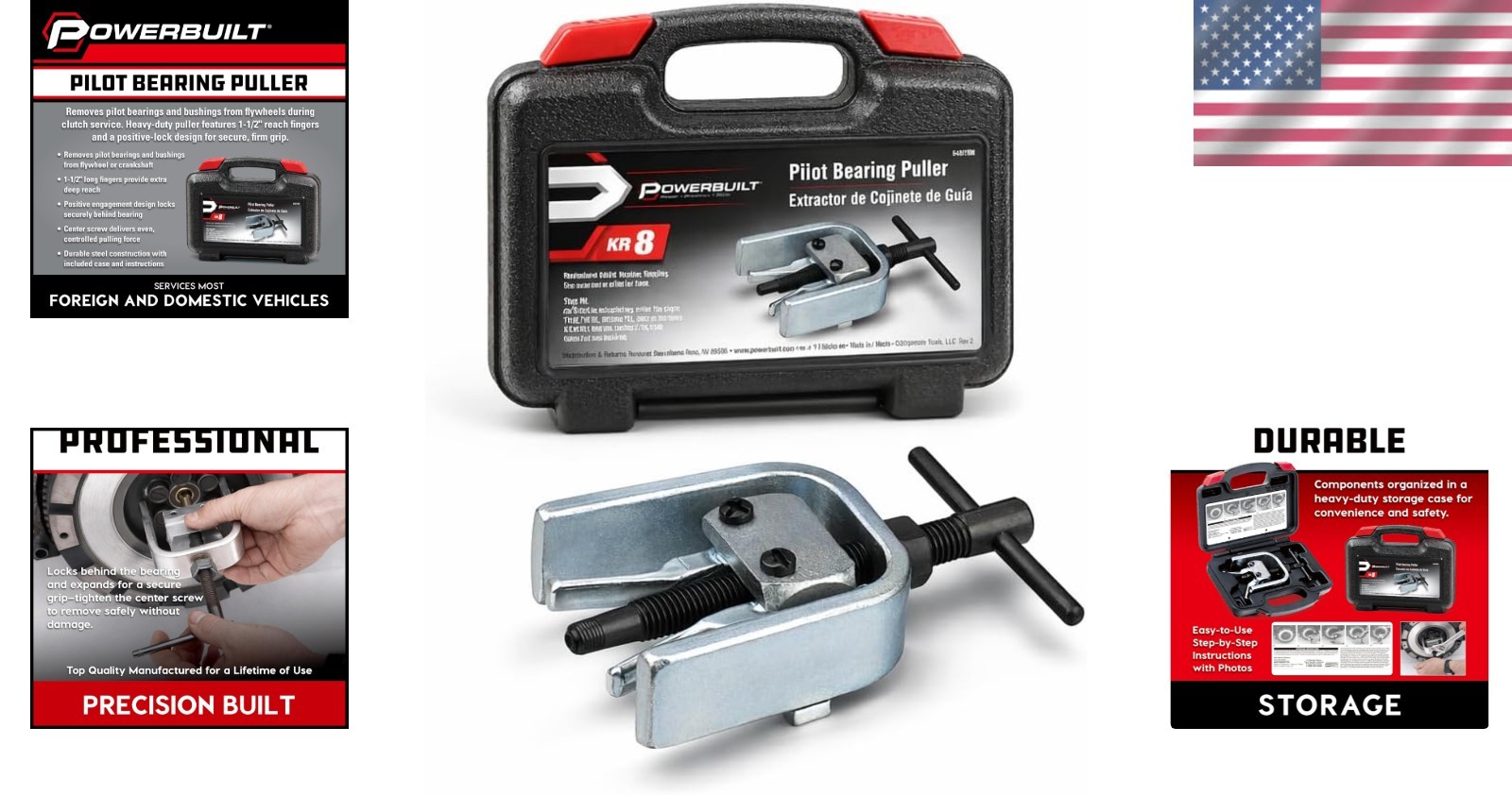 Pilot Bearing Puller, Remove Bearings and Bushings, Foreign and Domestic Car …
