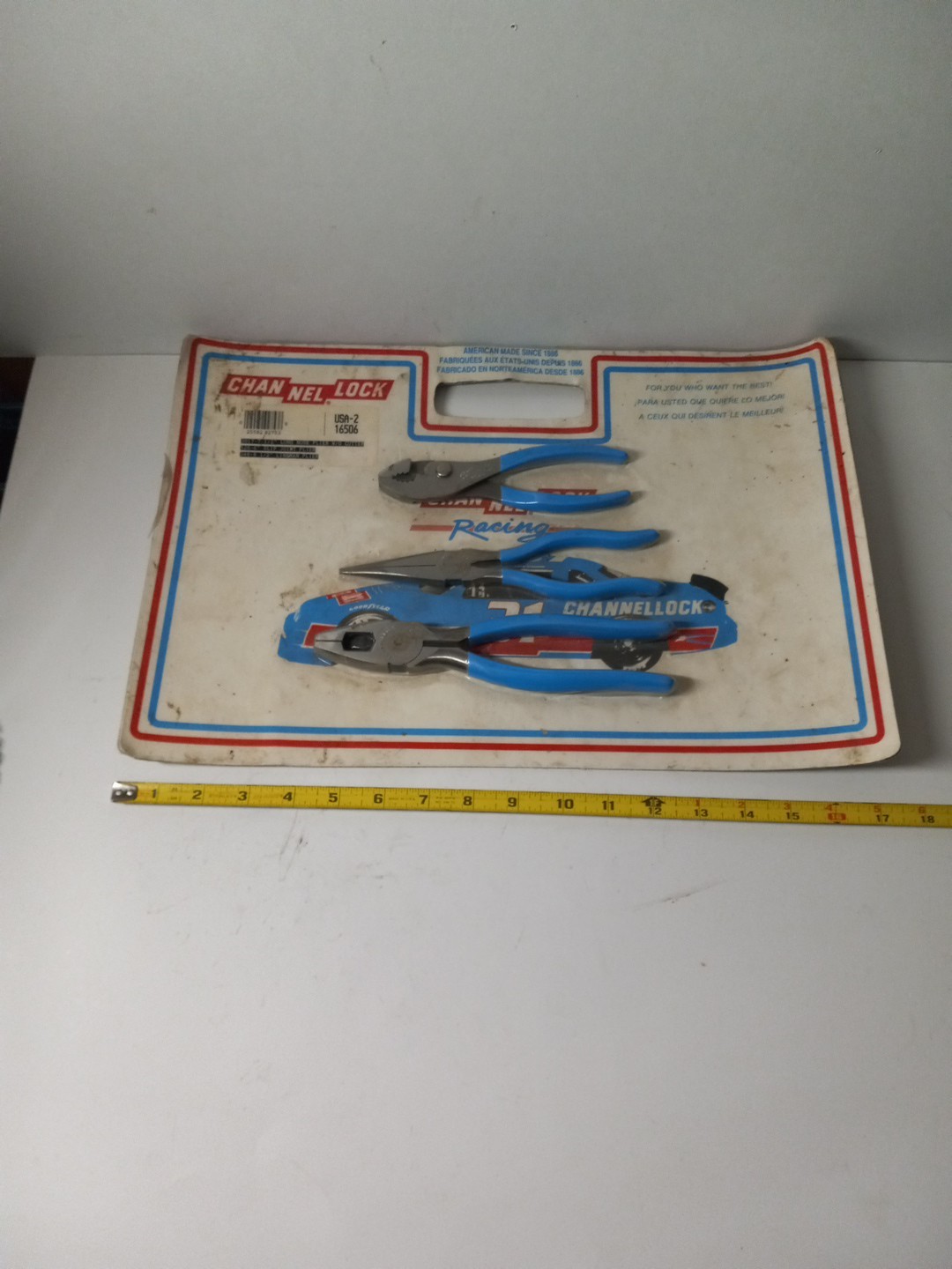 NOS Vintage channellock plier set Racing Series 1980s ( ULTRA RARE )