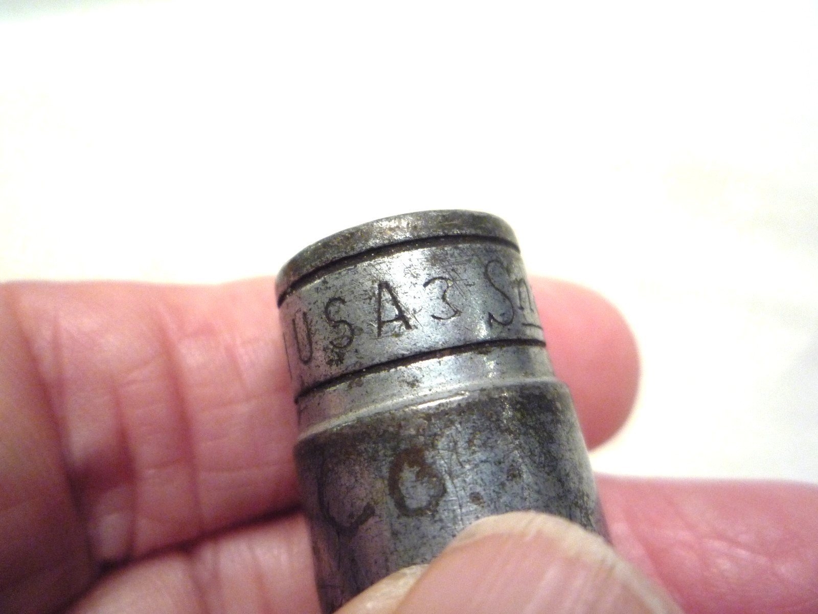 Snap-on F-161 3/8″ Drive 1/2″ SAE 12-Point Shallow Socket Chrome USA