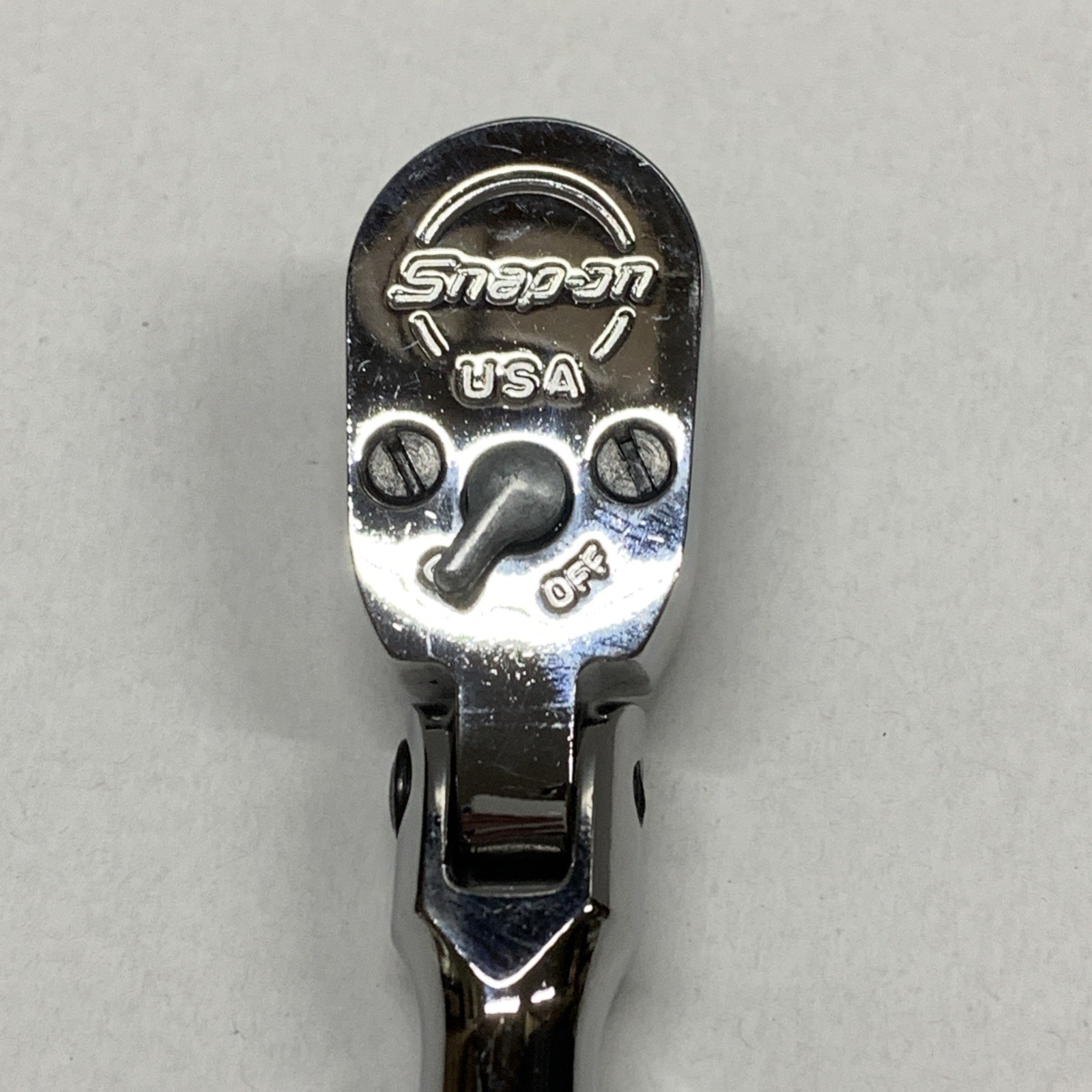 Snap On Tools USA TLLF72 1/4″ Drive Chrome Extra Long Flex Head Ratchet NEW