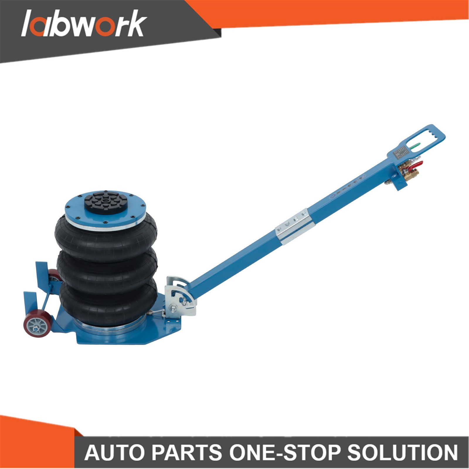 Labwork Triple Bag Air Jack 3 Ton/6600 lb Pneumatic Jack 17.7″ Car SUV Lifting